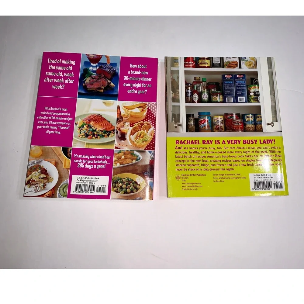 Rachael Ray Cookbook Bundle 365 No Repeats Express Lane Meals 30 Minute‎